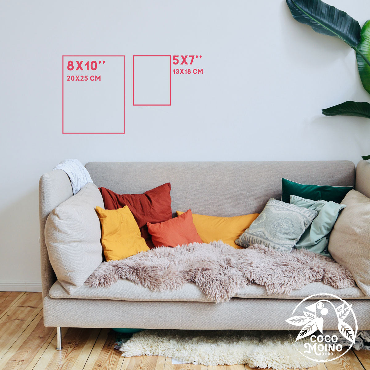 Handmade vegan art print on hemp and cotton paper by autistic artist