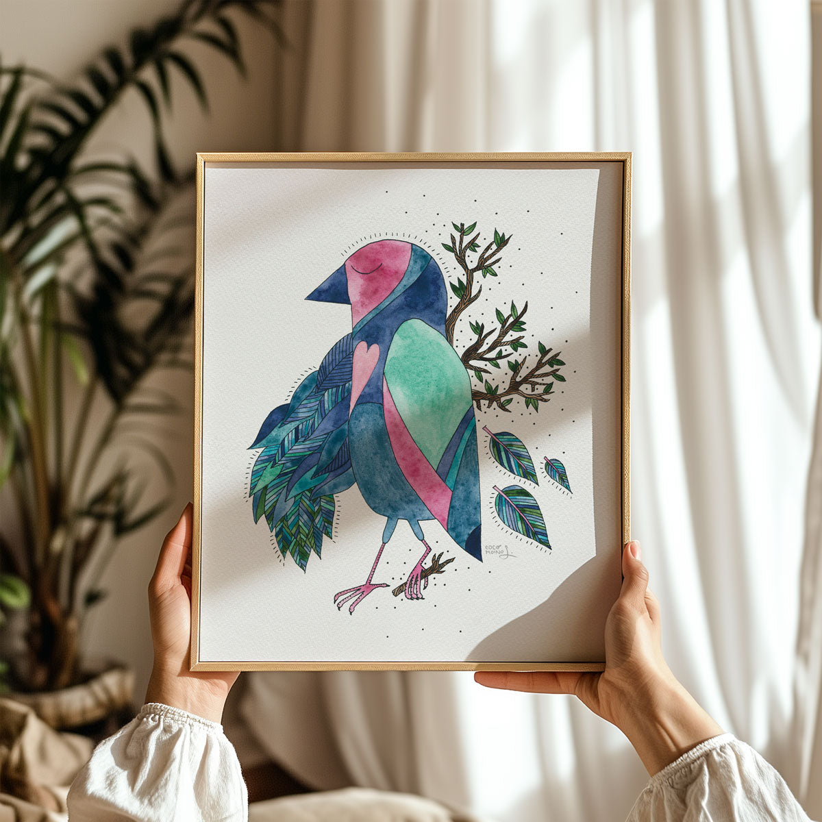 The bird became a tree, an art piece about the ambivalence of resilience, acknowledgement of personal growth and change