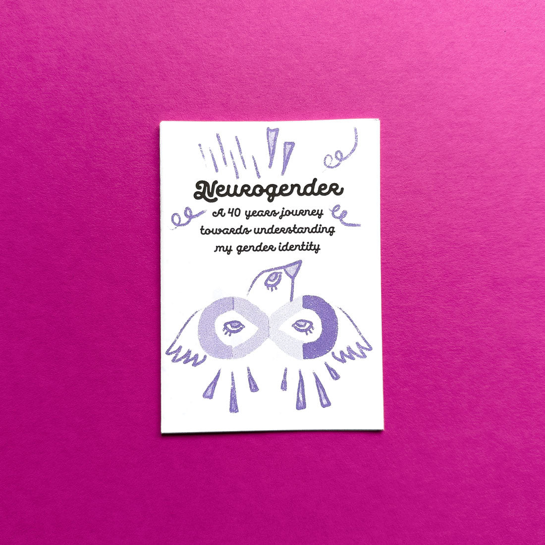 A zine about being neuroqueer, neurogender and gender fluid, by an autistic artist and writer