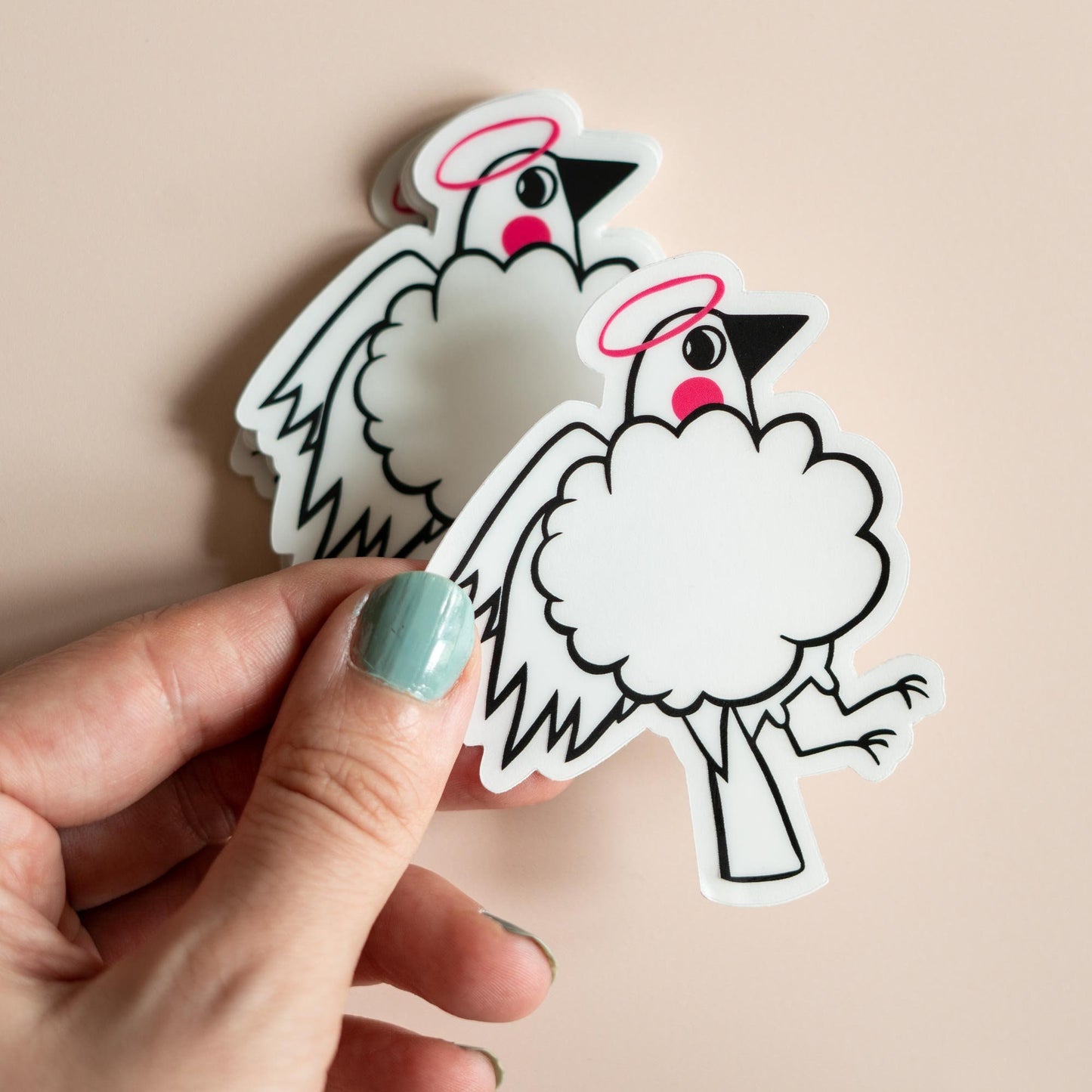 Cleo in the sky - Transparent sticker