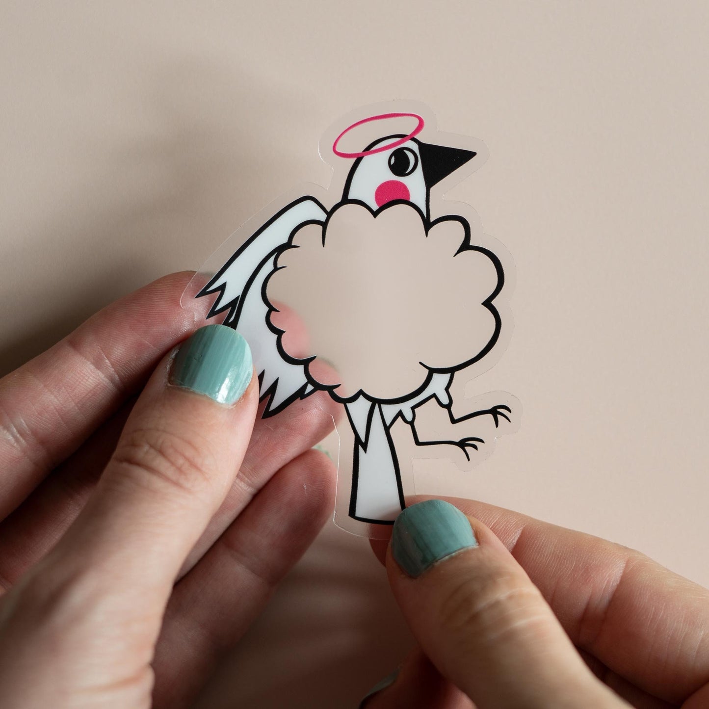 Cleo in the sky - Transparent sticker