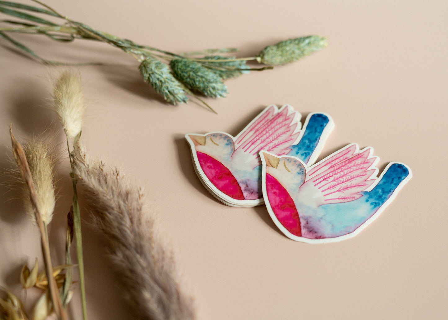 Zen bird - Transparent sticker