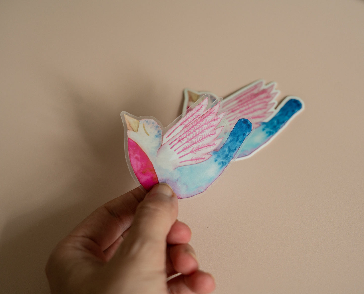 Zen bird - Transparent sticker