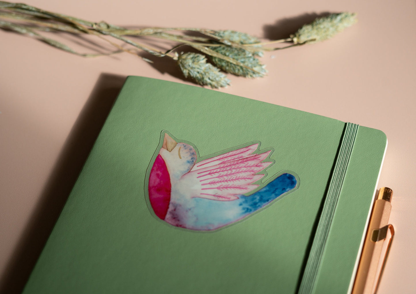 Zen bird - Transparent sticker