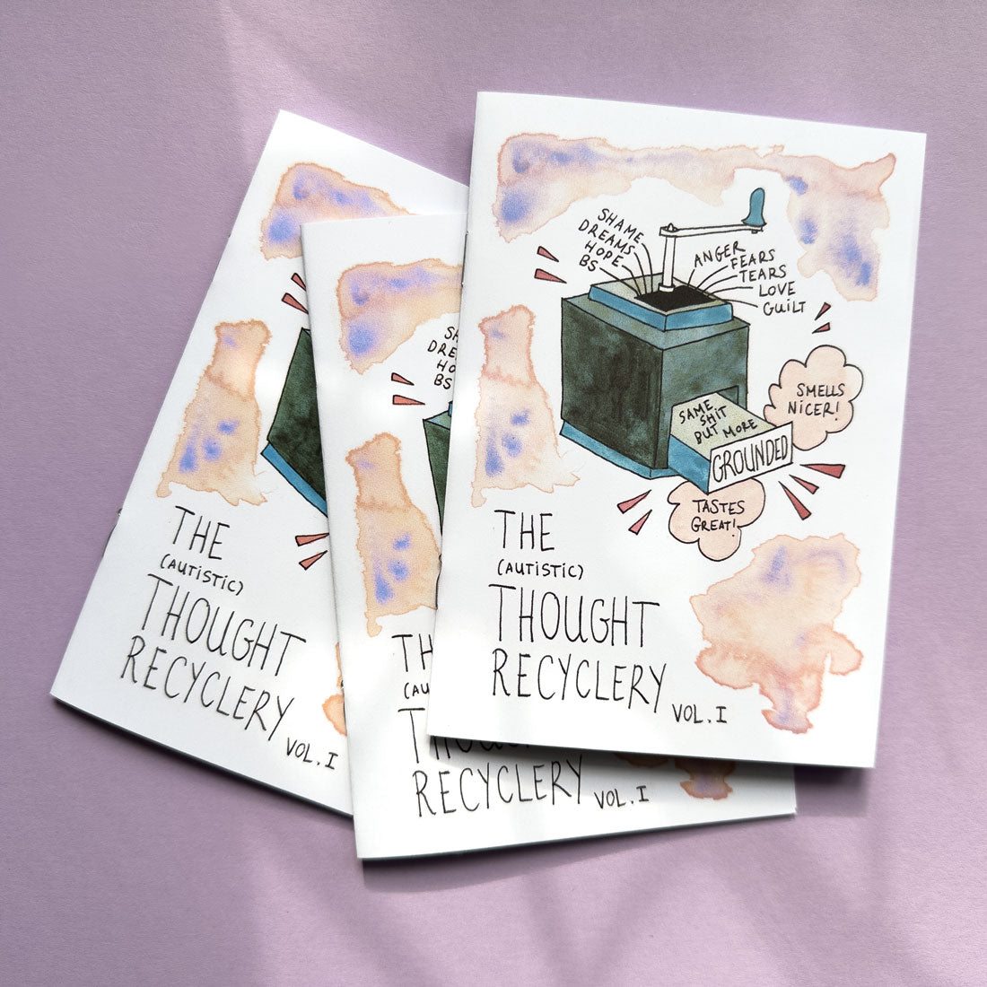 The autistic thought recyclery is a zine from autistic artist and writer Coco about being autistic.