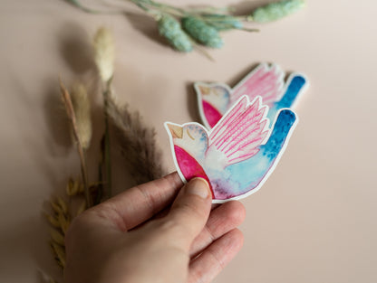 Zen bird - Transparent sticker