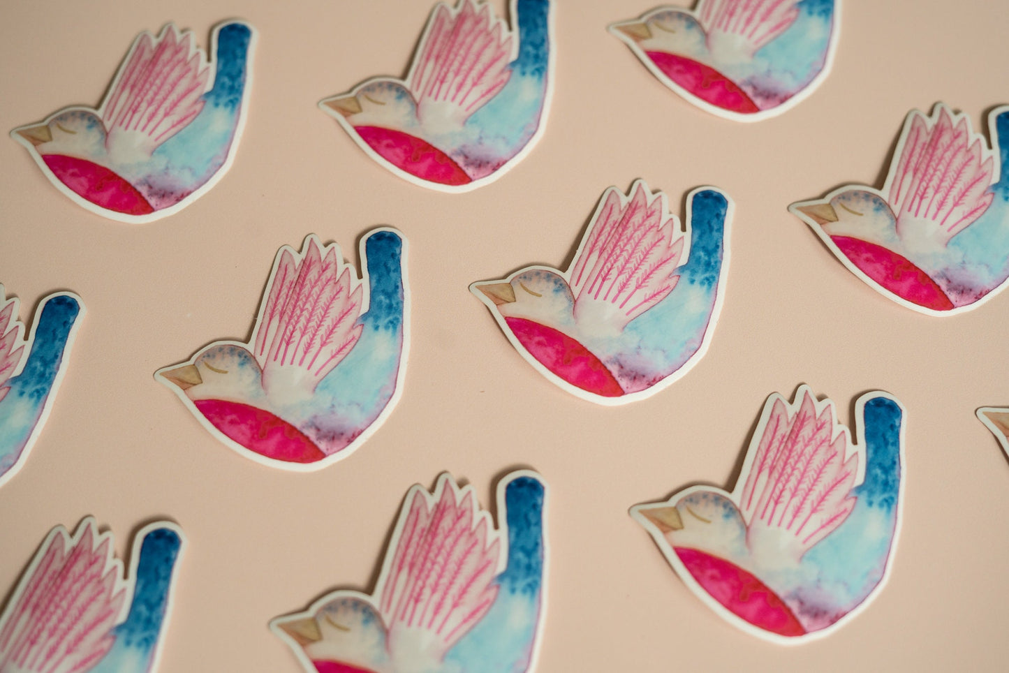 Zen bird - Transparent sticker