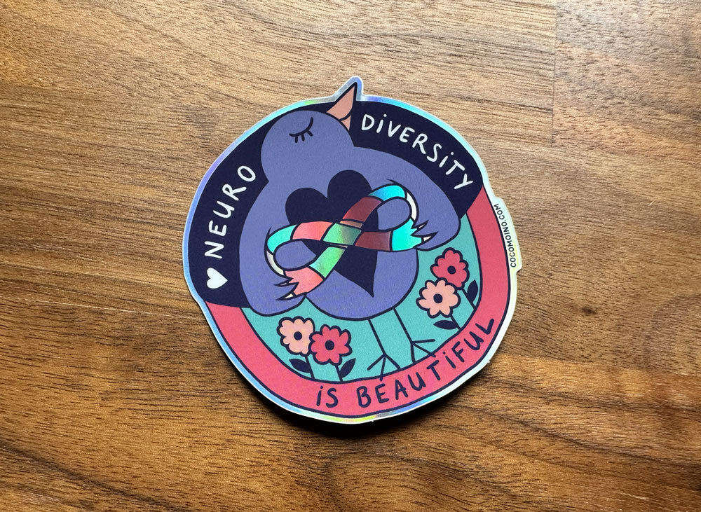 neurodiversity is beautiful sticker